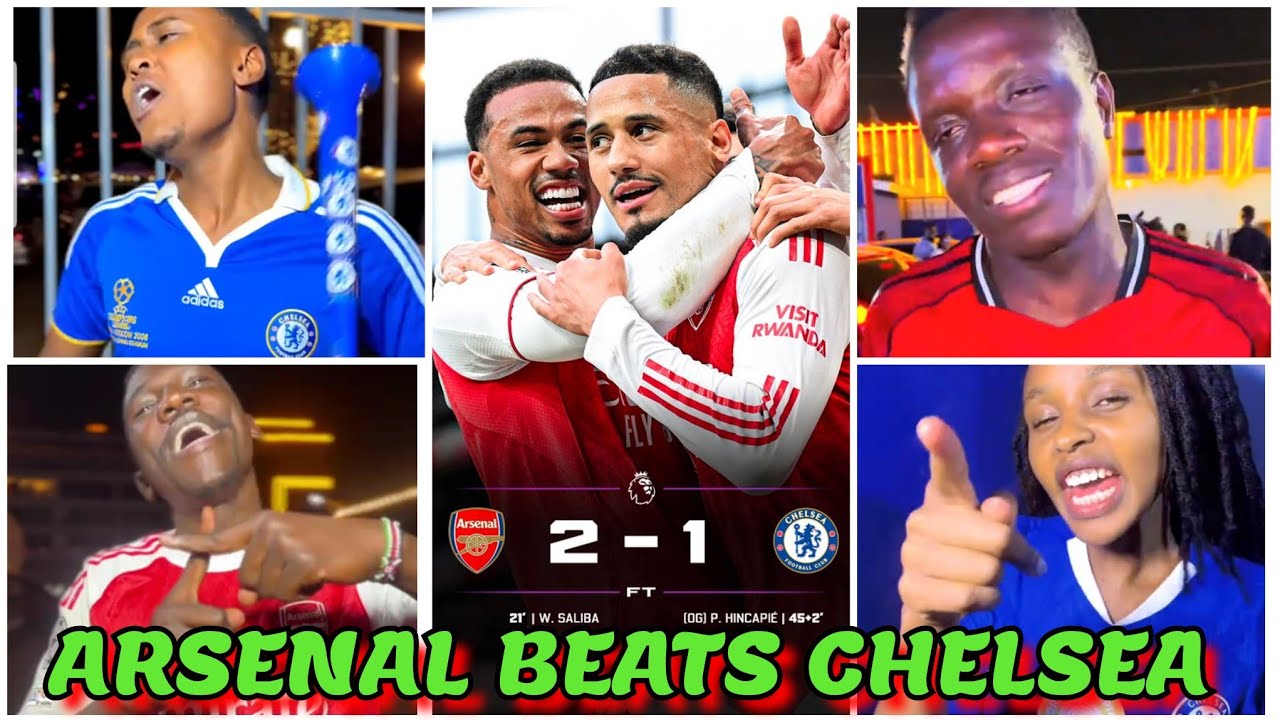 GENZ HILARIOUS REACTION ON ARSENAL 2-1 WIN VS CHELSEAFC IN THE PREMIER LEAGUE