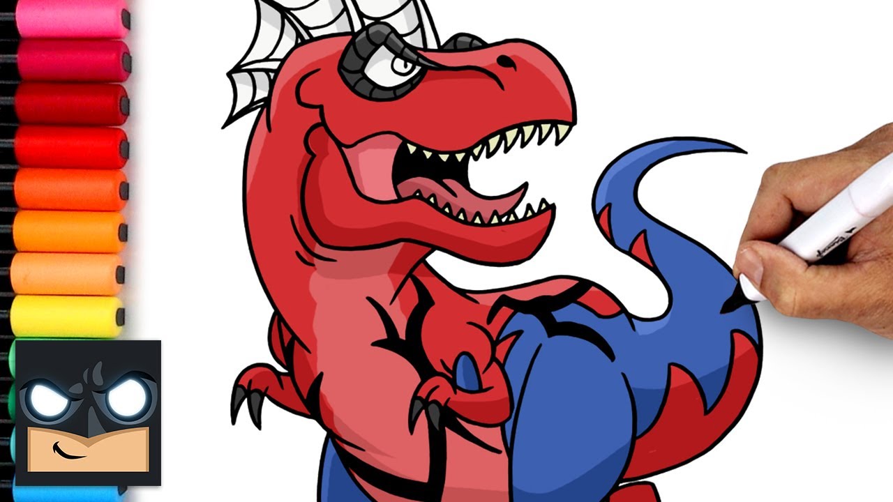 How To Draw Spider-Rex | Across the Spider-Verse