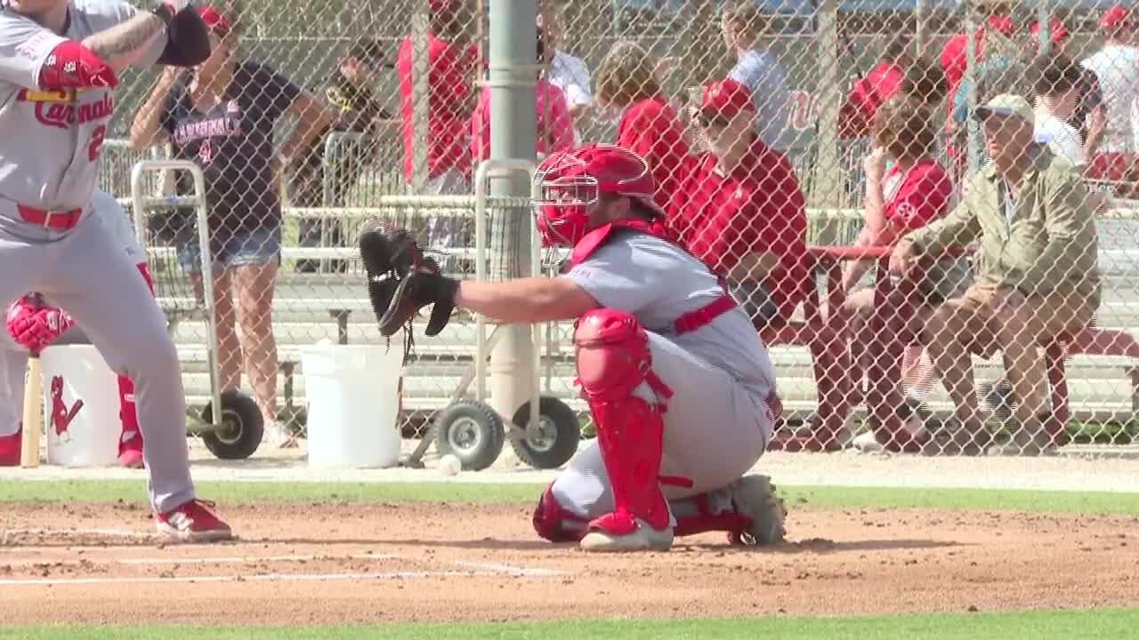 Cards catcher Pedro Pages speaks on the young clubhouse, what he wants to improve this year