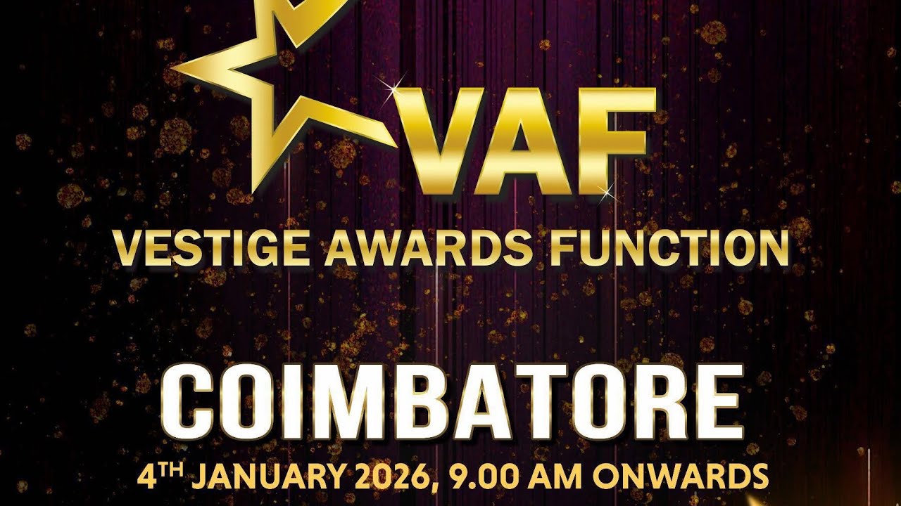 VESTIGE AWARD FUNCTION 2026