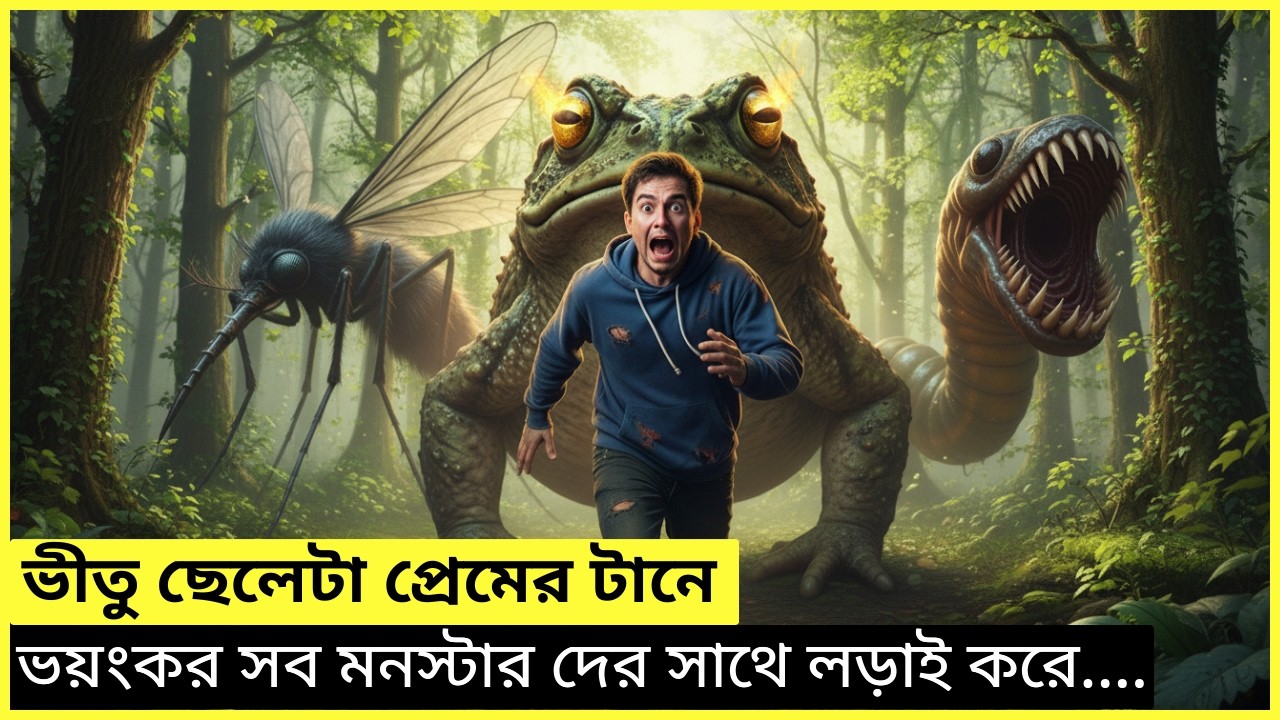 গার্লফ্রেন্ডকে বাঁচাতে মনস্টারদের সাথে লড়াই  করে ভীতু ছেলেটা । movie explain Bangla ।