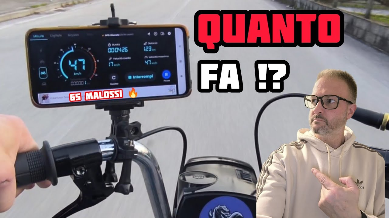 PIAGGIO CIAO 65 MALOSSI 🔥 TOP SPEED REALE | Velocità Massima Test GPS KM/H