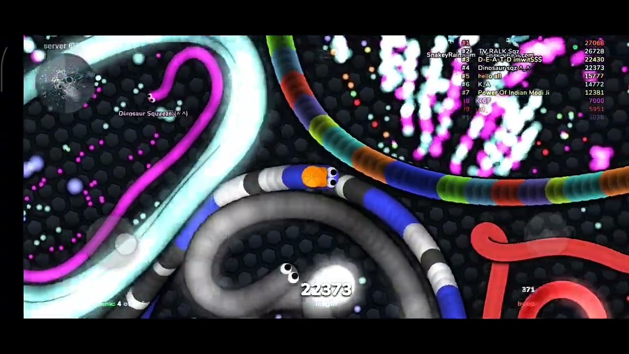 Slither.io squeeze gameplay #8