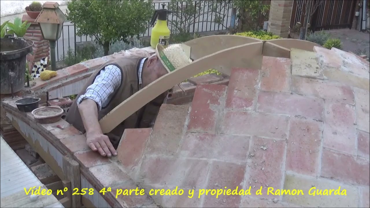 Cómo hacer una bóveda tortugada vídeo nº 258 4ª parte