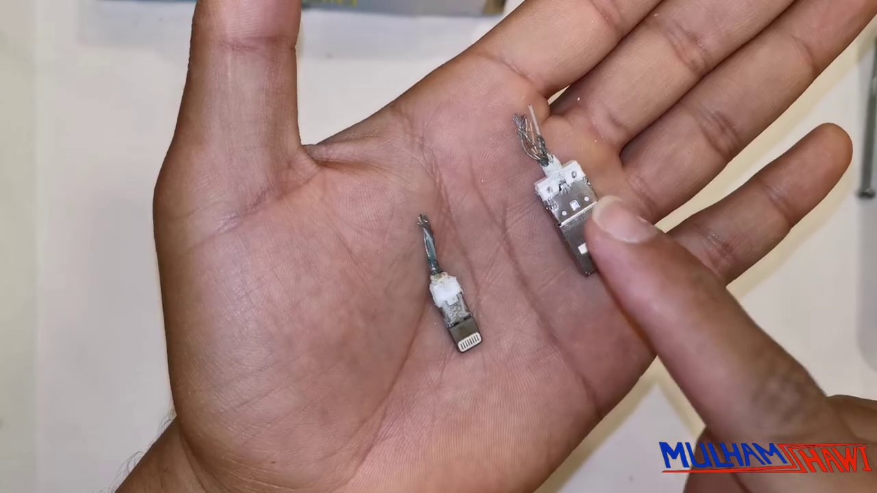 اصلاح كيبل الايفون الاصلي / Fix IPhone Lightning Cable