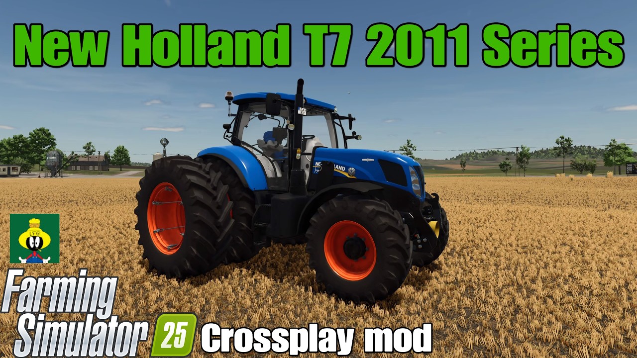Мод кроссплатформенной игры для New Holland T7 2011 Series / FS25