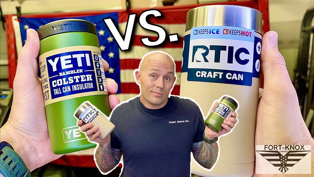 Which Can Cooler is BETTER? YETI vs RTIC Rambler Colster | Craft Can | Tall Can Koozie
