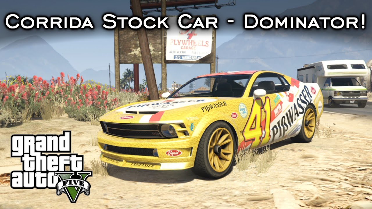 Corrida Stock Car - Liberei um Dominator | GTA V Nova geração [PT-BR]