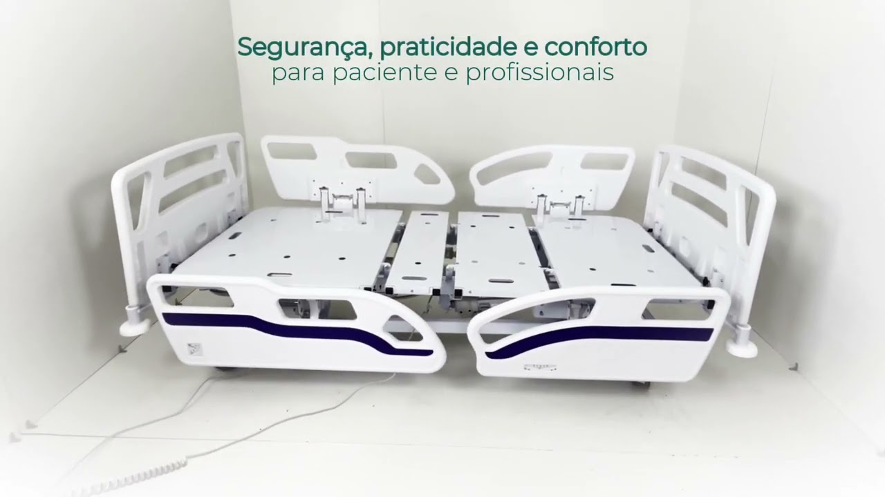 Cama Hospitalar Fowler El&eacute;trica Total Linha Bem-Estar