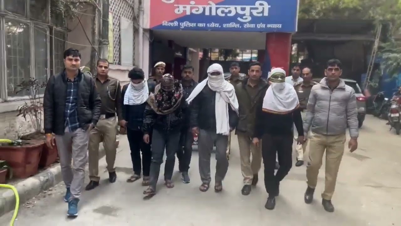 MURDER CASE WORKED OUT BY ARRESTING FOUR ACCUSED BY TEAM OF PS MANGOL PURI*