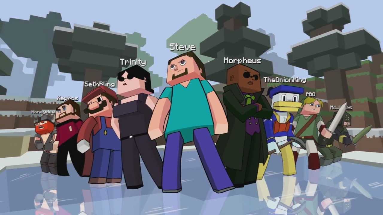 The Minecraft (A Matrix Parody, A Minecraft Tribute) Rus