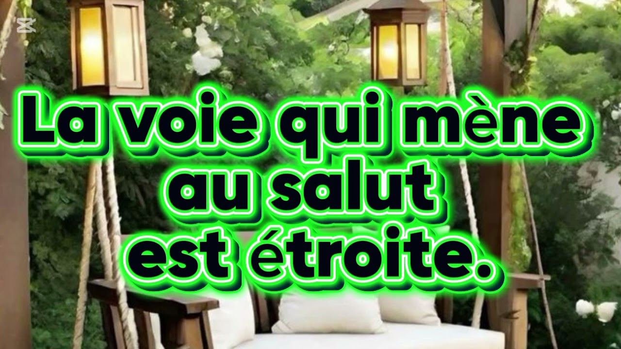 La voie qui mène au salut est étroite.@Jesuschristleseuldominateur7 