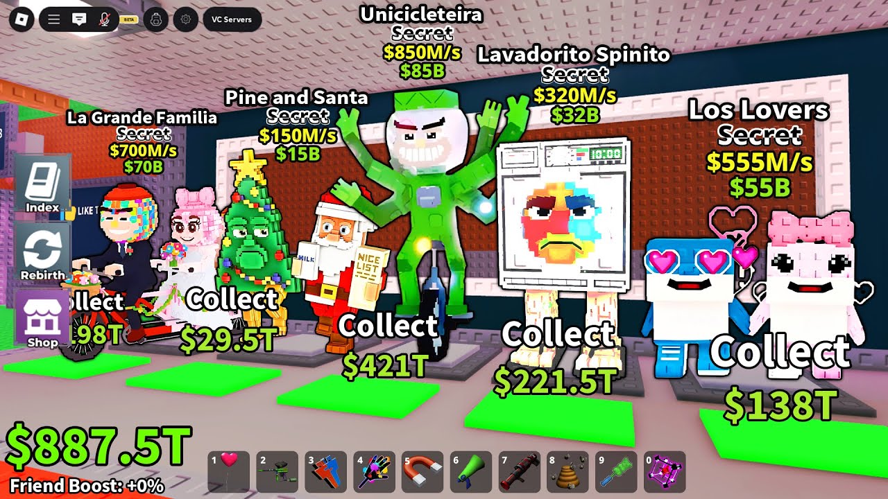 ROBLOX New Unicicleteira - Crafting All New Brainrots - 10X LUCK ADMIN ABUSE in Steal a Brainrot