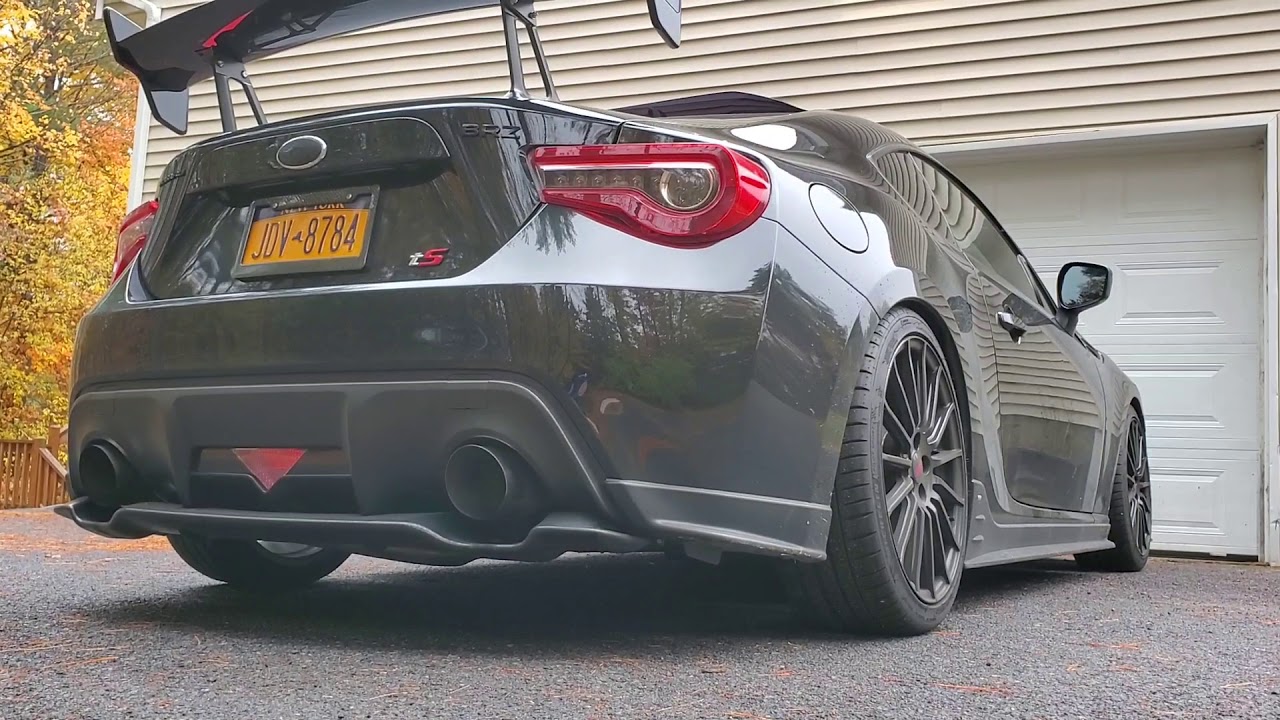 2018 BRZ tS catless front pipe & muffler delete