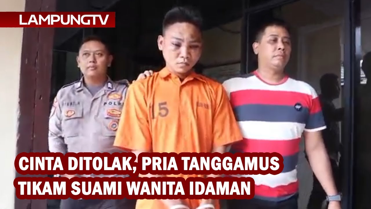Cinta Ditolak, Pria Tanggamus Tikam Suami Wanita Idaman