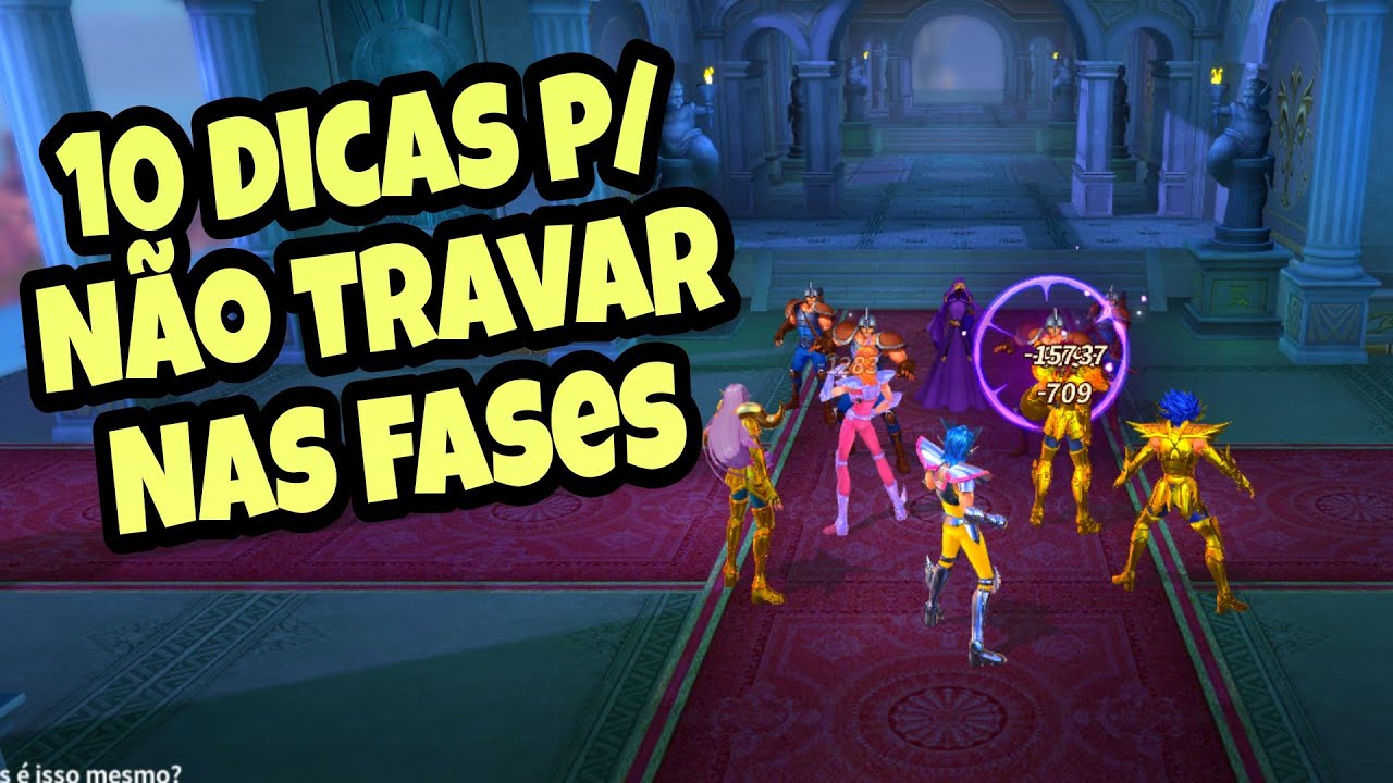 10 Dicas p/ Passar das Fases Quando Travar em Saint Seiya Lendas da Justiça