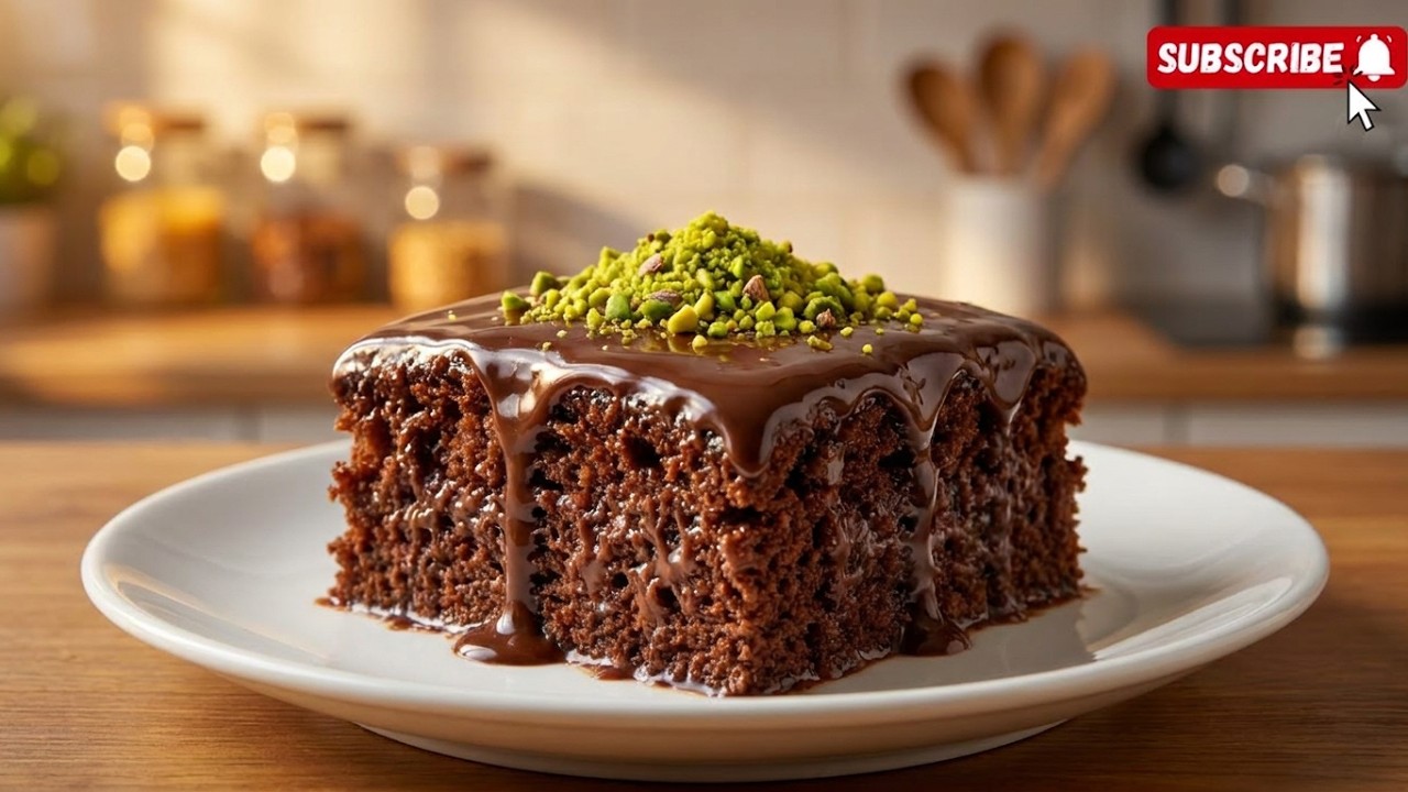 😲Turkish Islak Kek Recipe / Best MOIST CHOCOLATE CAKE