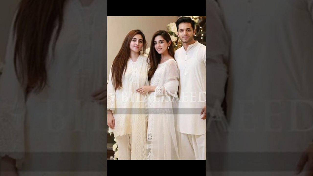 Wahaj ali with cute wife #wahajalifamily #pakistanidrama #wahajali #viral #shortsfeed #viralvideo