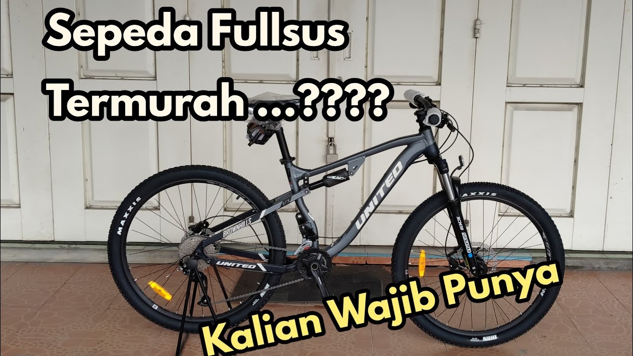 United Brownhills T1 ...|| Sepeda Fullsus termurah speek Lumayan