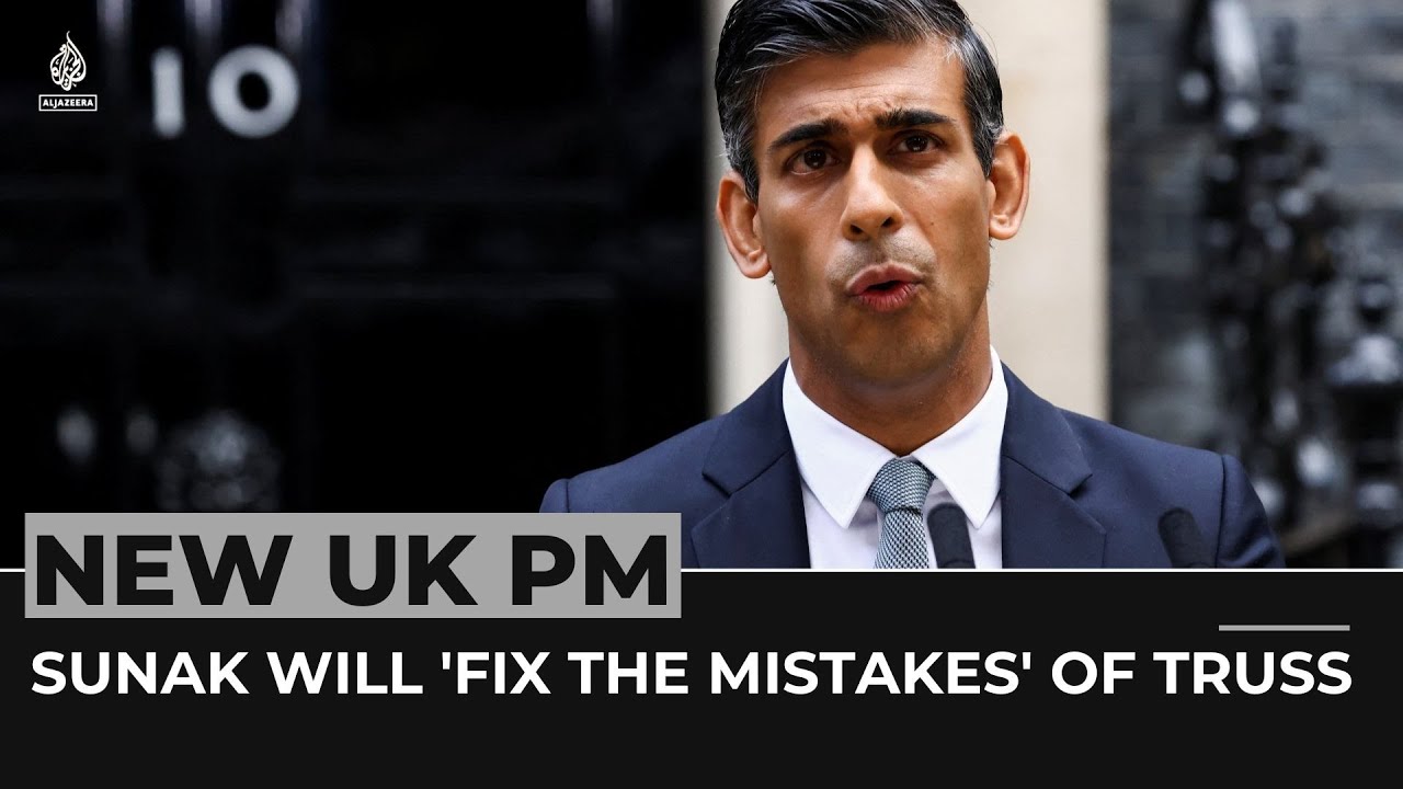 Sunak takes over crisis-hit economy as UK&rsquo;s new prime minister
