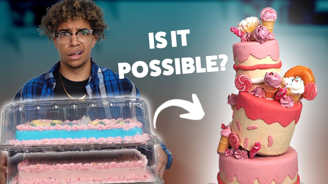Turning a $25 Grocery Store Cake into a $1000 Birthday Cake