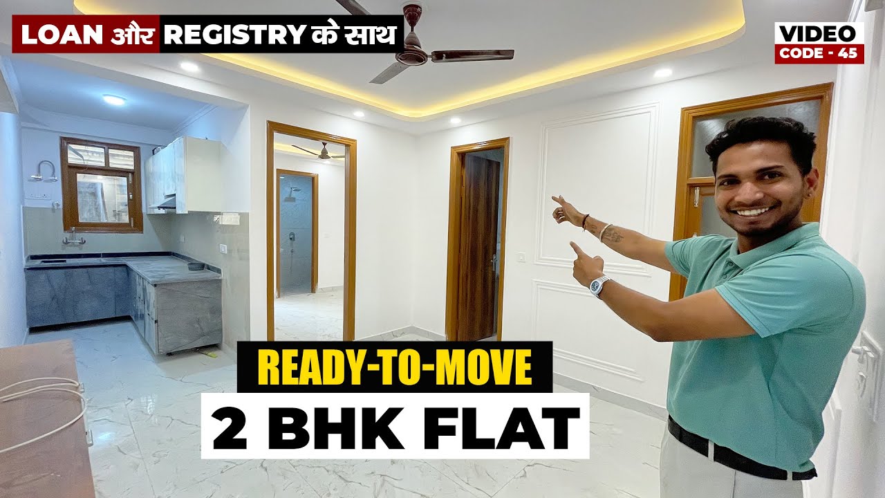 Chattarpur की Main Road से 700 Mtr. पर Registry वाला 2 BHK | Ready-To-Move 2 BHK Flat in South Delhi