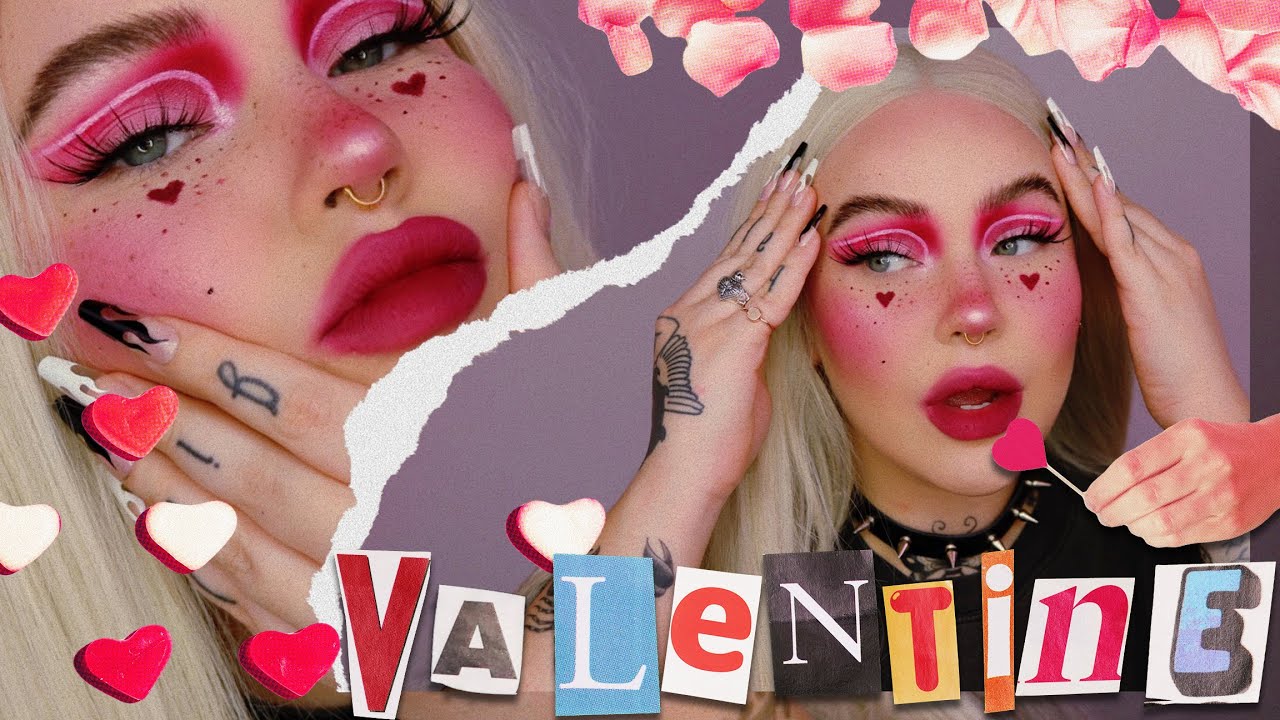 a valentines makeup tutorial