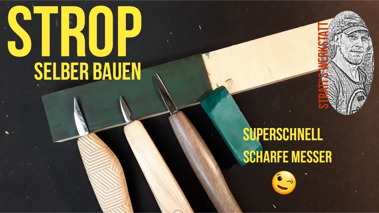 Strop, Streich,- Abzieh,- Lederriemen selber bauen #StratisWerkstatt