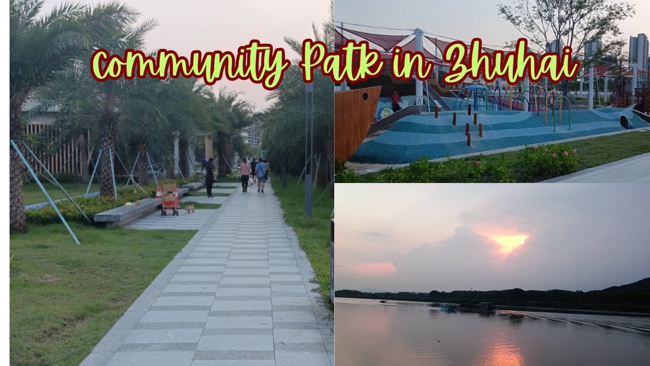 Beautiful District Community Park Zhuhai China