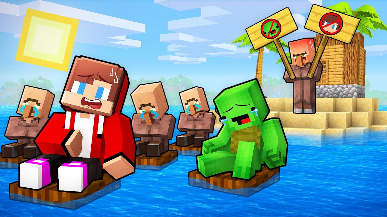 Why Did Villager Kick Mikey and JJ Out Of The Island in Minecraft? (Maizen)