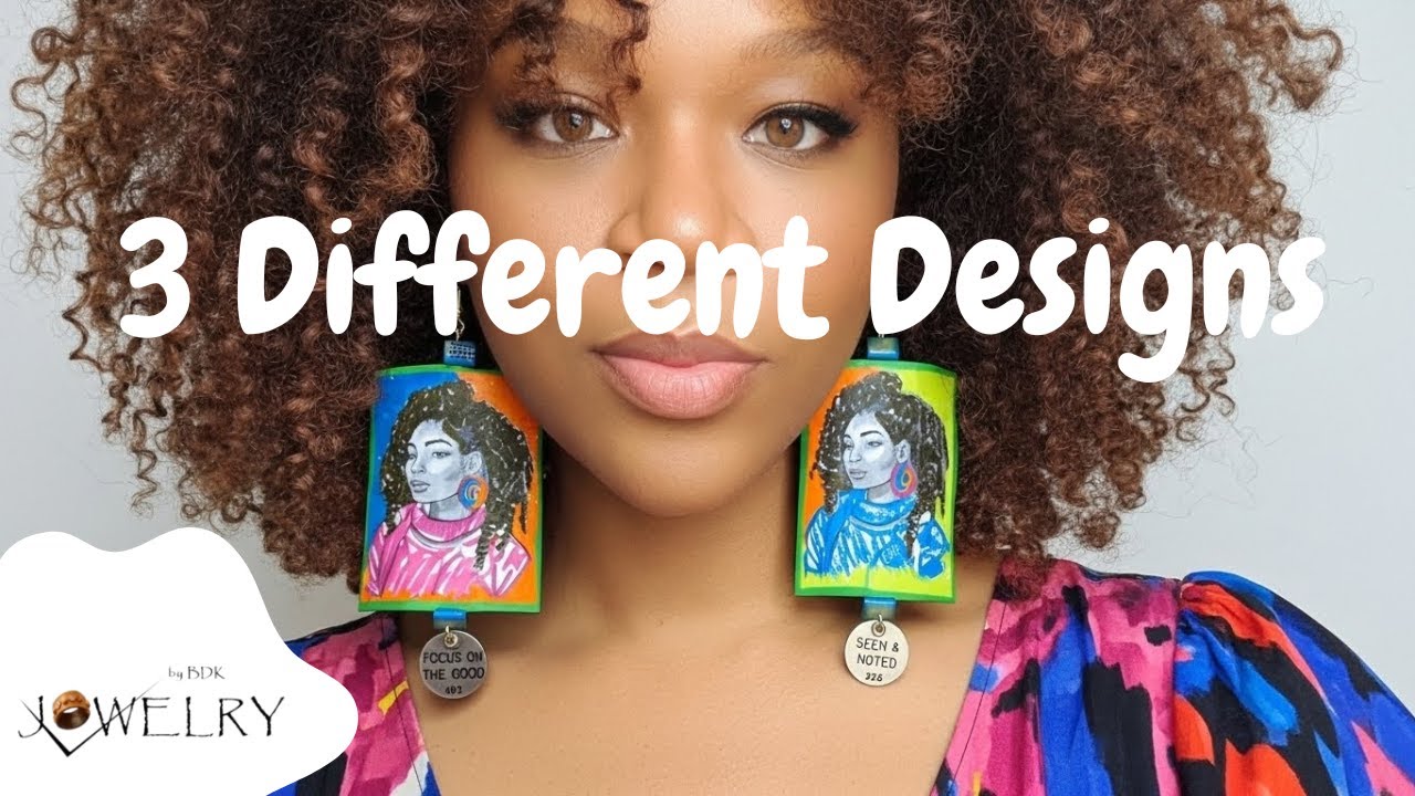 3 Easy Artistic Earring Designs | Minutes to Make DIY