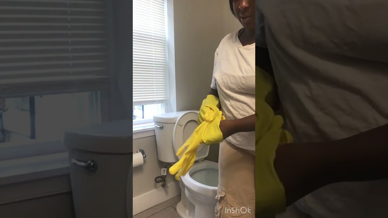 Bathroom deep clean on my hands and knees 