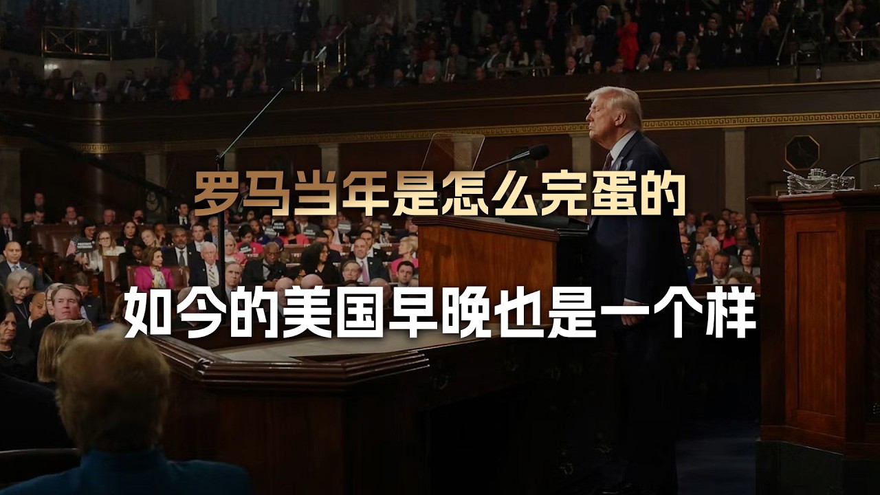 美国和罗马没有本质区别，罗马当年是怎么完蛋的，美国早晚也一样