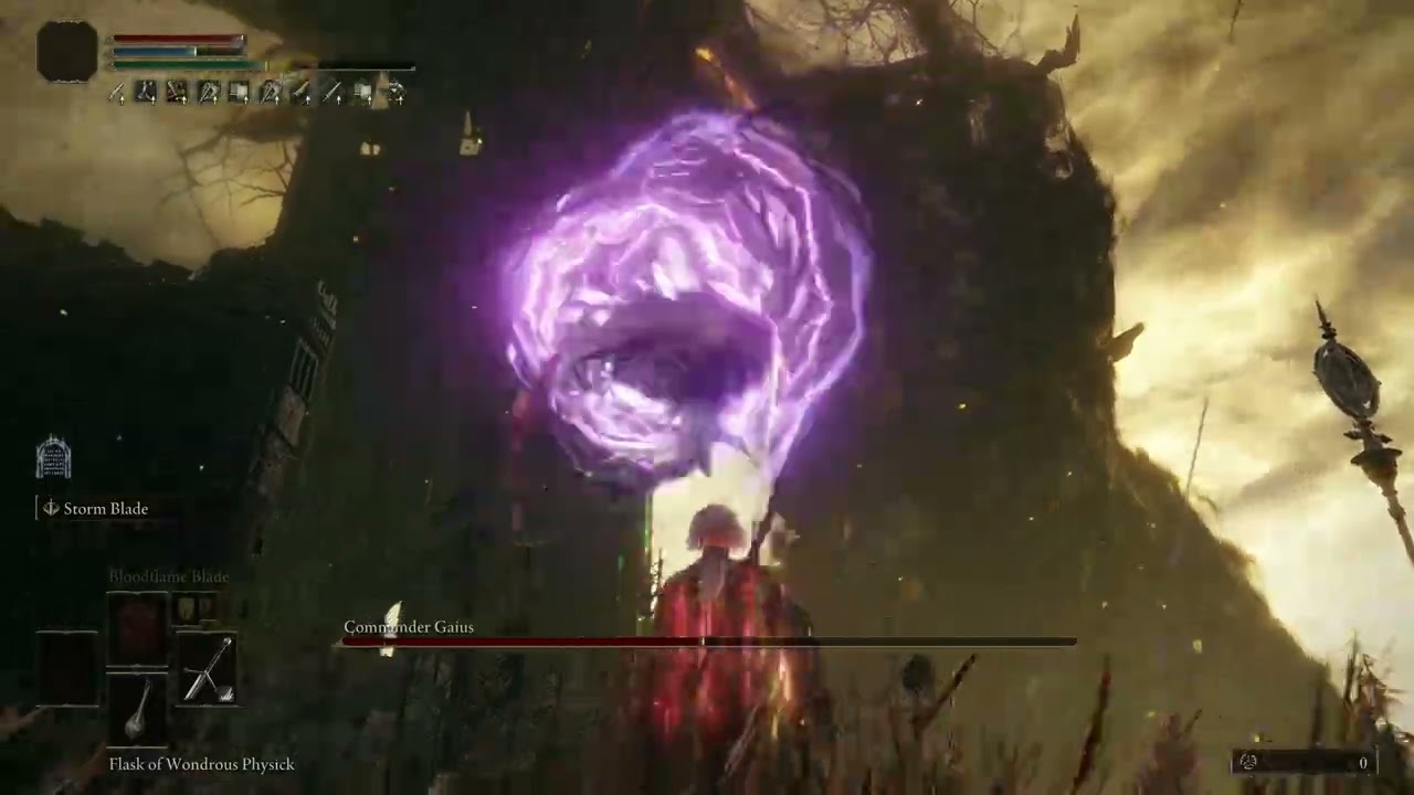 Elden Ring Gaius No Hit Test Vid(Claymore)