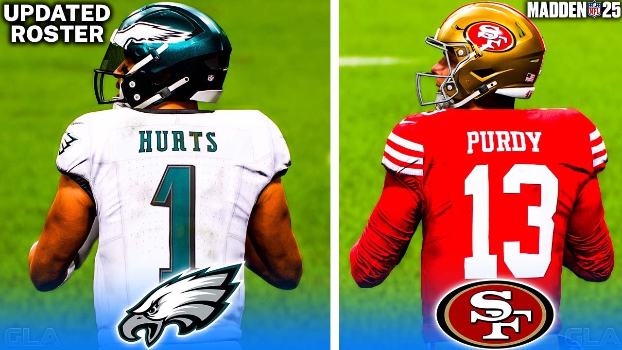 Jalen Hurts Eagles vs. Brock Purdy 49ers | Free Agency 2025 - 2026 Rosters | Madden 25 PS5 Sim