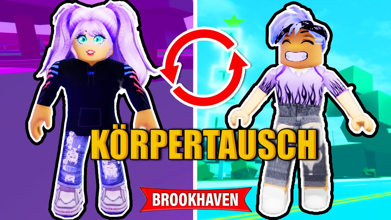 Wir TAUSCHEN unsere Körper in BROOKHAVEN! Baby Dania wird zu Baby Kaan 😵