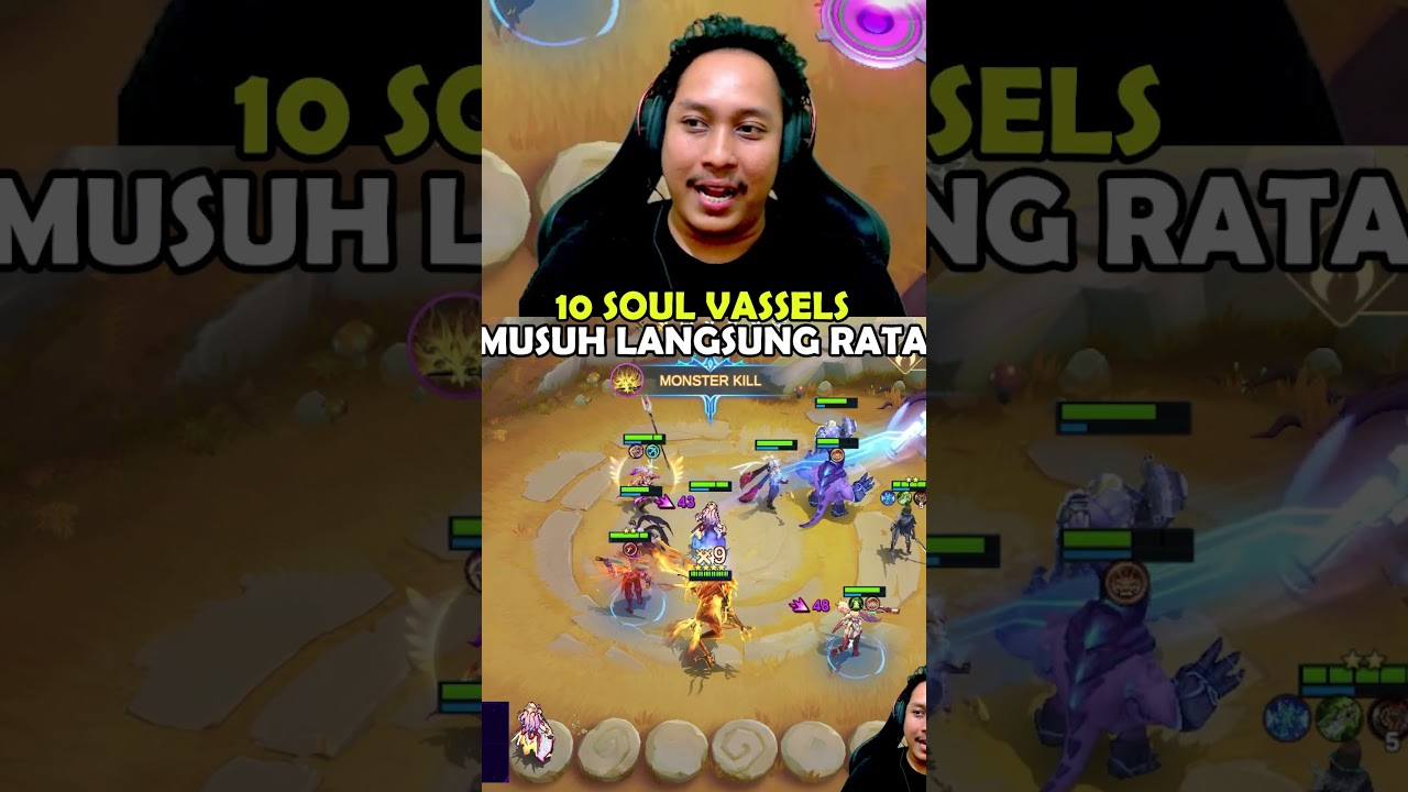 GILA BANGET INI EFEK DARI NEW SINERGI ULTRA TERBARU 10 SOUL VASSELS MUSUH #mcgg #mobilelegends