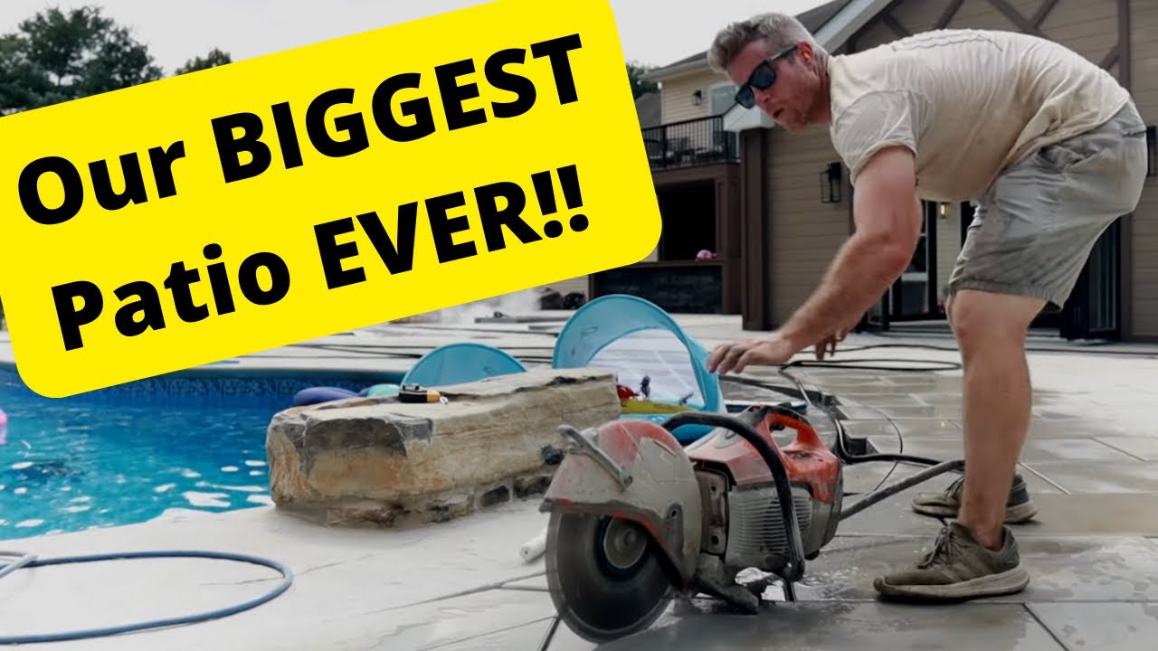 The BIGGEST Patio We’ve EVER BUILT!