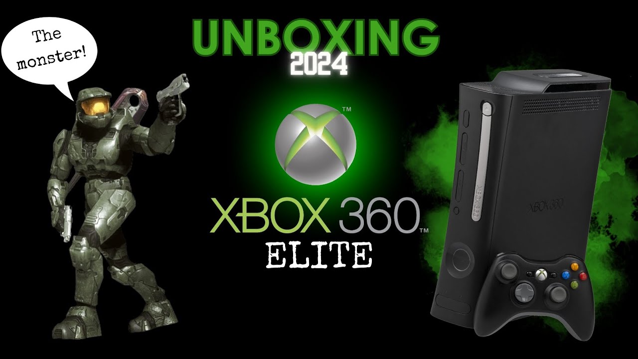 Xbox 360 Elite (2010) | Unboxing | Como é ter um Xbox 360 em 2024?