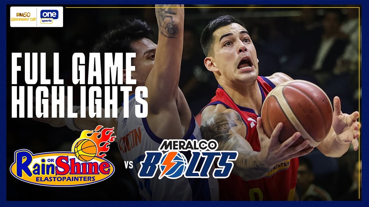 RAIN OR SHINE vs MERALCO | FULL GAME HIGHLIGHTS | PBA SEASON 50 GOVERNORS&rsquo; CUP | AUG 2, 2026