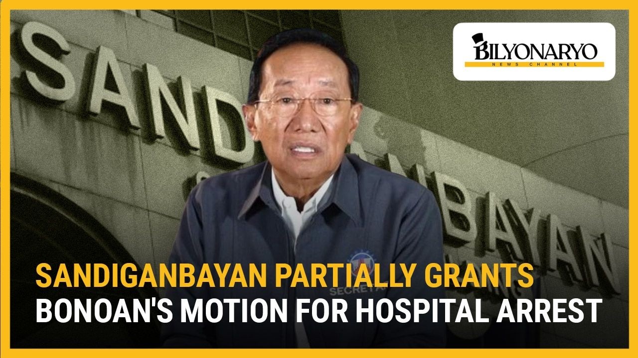 Sandiganbayan разрешил частичный домашний арест в больнице для экс-главы DPWH Мануэля Боноана | П...
