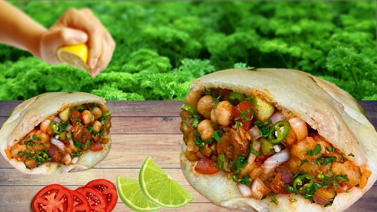 Chole Kulche Recipe | Street Style Punjabi Kulcha | Delhi Famous Street Food