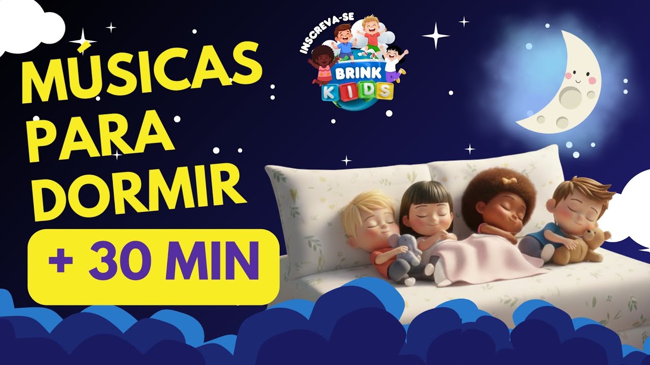 Música para dormir - Brink Kids (Ruído branco para seu pequeno dormir abençoado por Deus)