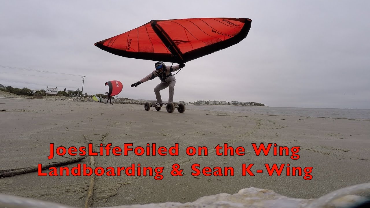 January COLD Landboarding X5 on the Beach  Video