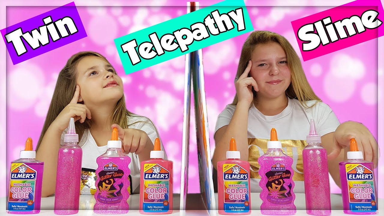 TWIN TELEPATHY FLOAM SLIME CHALLENGE!!!  français