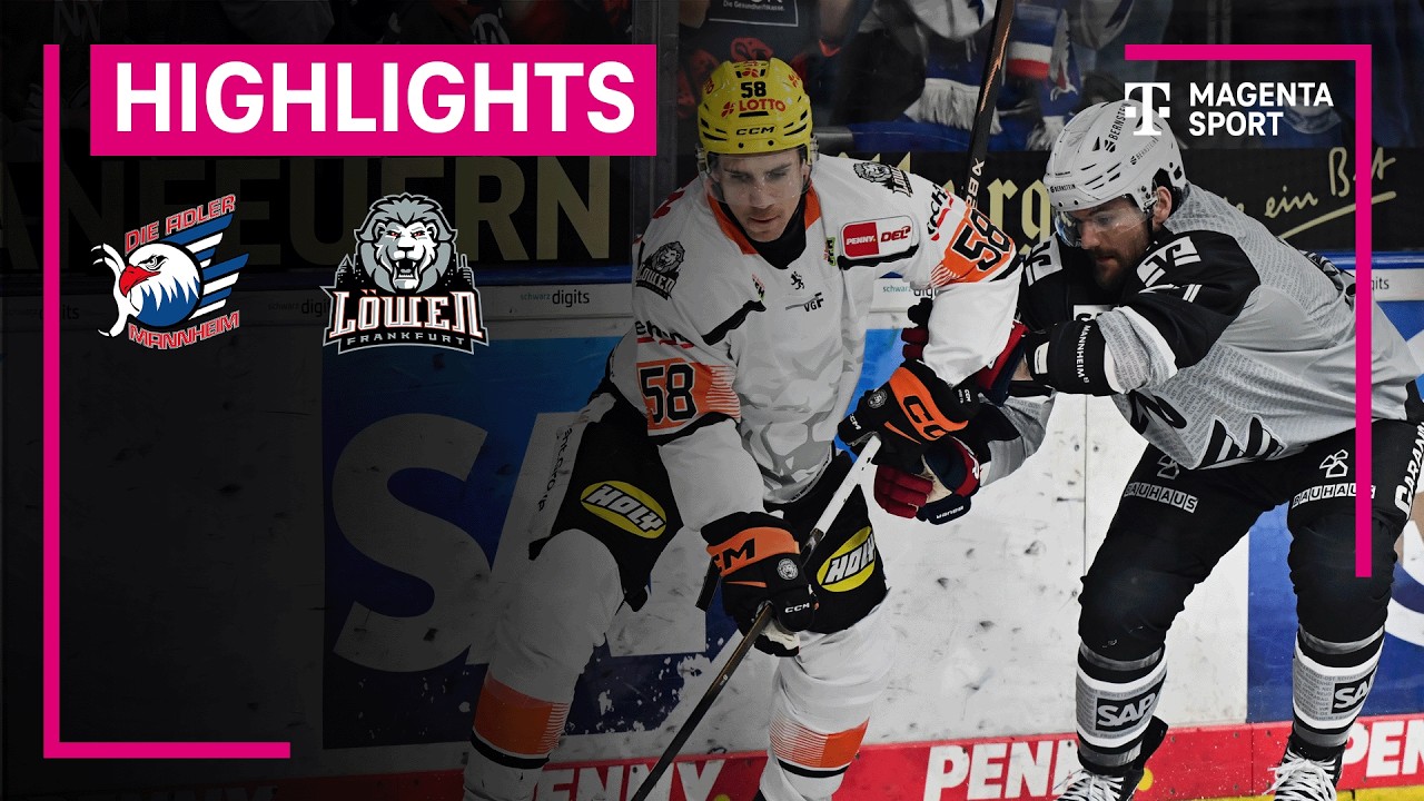 Adler Mannheim - Löwen Frankfurt | PENNY DEL | MAGENTA SPORT
