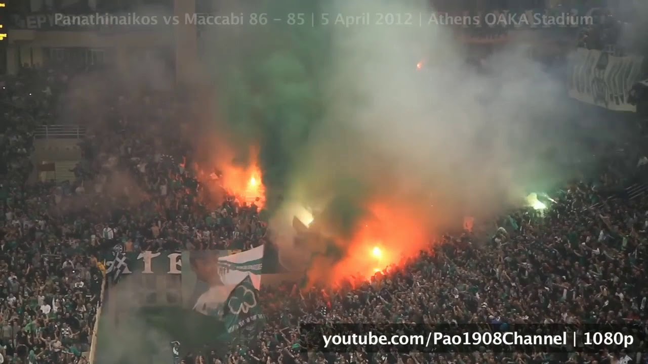 1 Hour with most Fanatic Basketball Fans (Panathinaikos Athens, Greece)
