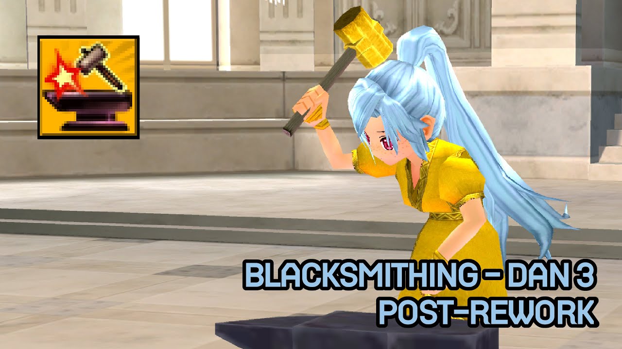 Mabinogi - Blacksmithing Dan Test - Post-Rework