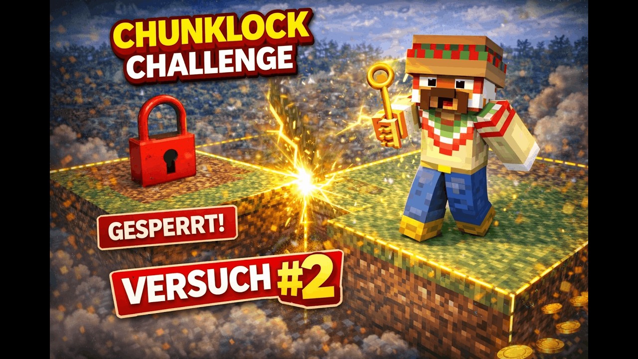 Zweite Chance – diesmal OHNE Fehler?! 🔐 | Chunklock #2