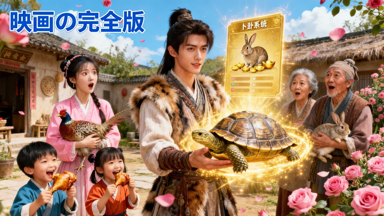 【日本語吹き替え】古代の飢饉時代にタイムスリップ！亀甲占いによる予知能力で家族を毎日肉食生活に導き、幸せな日々を実現！#中国ドラマ #恋愛 #人気短編ドラマ #最後の恋 #全話